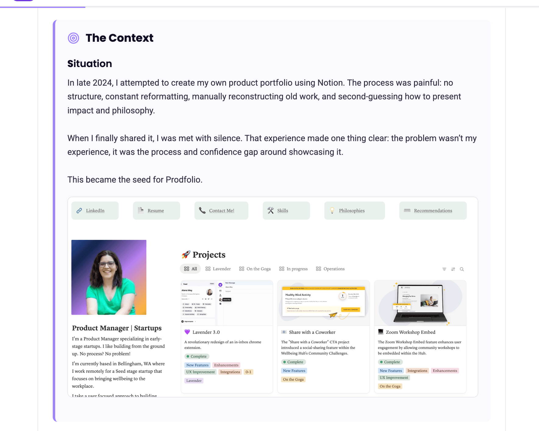 Case study reader with full-width images and reading progress